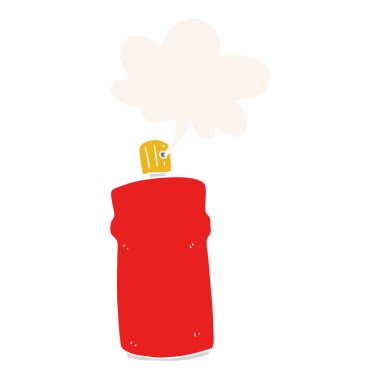 karikatür sprey ve retro tarzında konuşma balonu olabilir