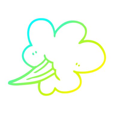 soğuk degrade çizgi hava karikatür rüzgar çizim