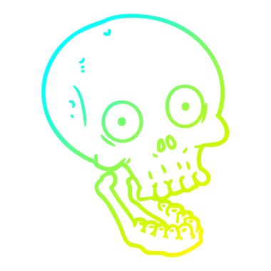 soğuk degrade çizgi çizimi 