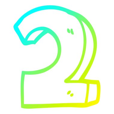 soğuk degrade çizgi çizim karikatür sayısı iki