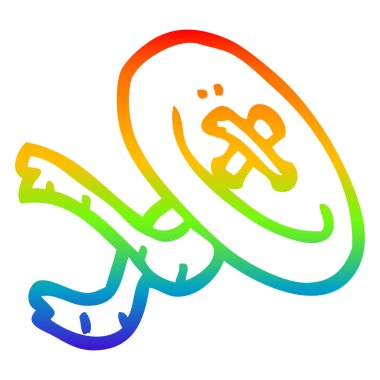 gökkuşağı degrade çizgi çizim karikatür eski düğme