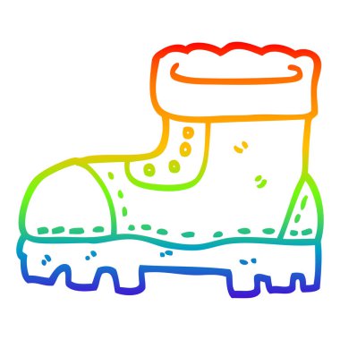 gökkuşağı gradyan çizgi çizim karikatür iş önyükleme