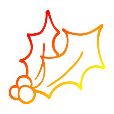 sıcak degrade çizgi çizim karikatür holly