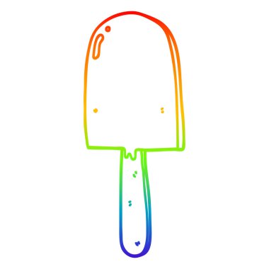 gökkuşağı gradyan çizgi çizim karikatür lolipop