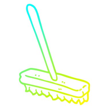 soğuk degrade çizgi çizim karikatür süpürme fırça