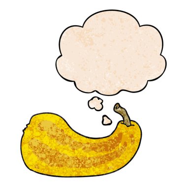 karikatür kabak ve grunge doku desen stil düşünce balonu