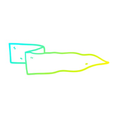 soğuk degrade çizgi çizim karikatür afiş sallayarak