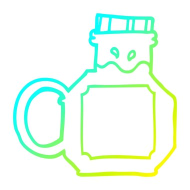 soğuk degrade çizgi çizim karikatür bal