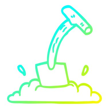 soğuk degrade çizgi çizim karikatür maça