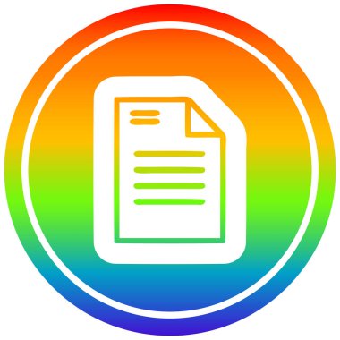 gökkuşağı spektrumresmi belge genelgesi