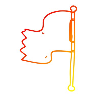 sıcak degrade çizgi çizim karikatür dalgadalga