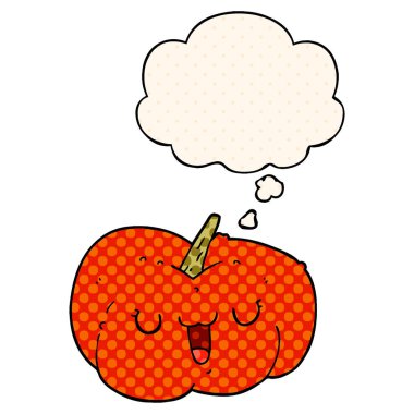 çizgi film kabak ve çizgi roman tarzında düşünce balonu