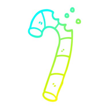 soğuk degrade çizgi çizim karikatür pembe şeker kamışı