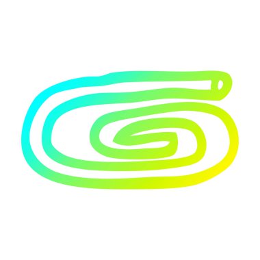 soğuk degrade çizgi çizim karikatür ataş