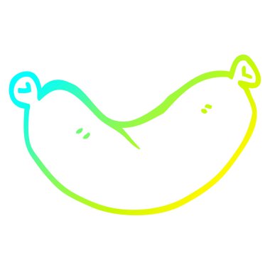 soğuk degrade çizgi çizim karikatür sosis