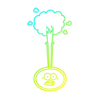 soğuk degrade çizgi çizim karikatür bilim kaza