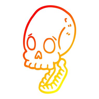 degrade çizgi karikatür kafa çizim sıcak