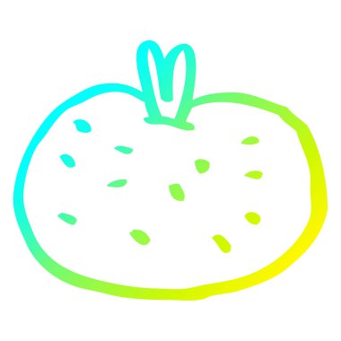 soğuk degrade çizgi çizim karikatür organik turuncu