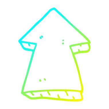 soğuk degrade çizgi çizim karikatür işaret ok