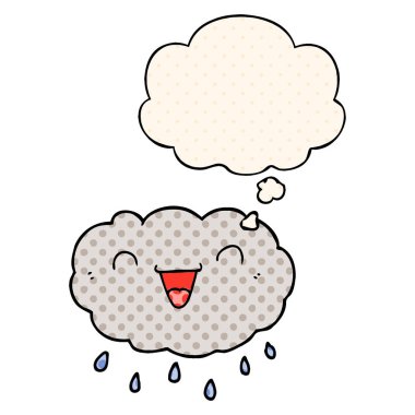 çizgi film bulutu ve çizgi roman tarzında düşünce balonu