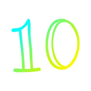 soğuk degrade çizgi çizim karikatür sayısı 10