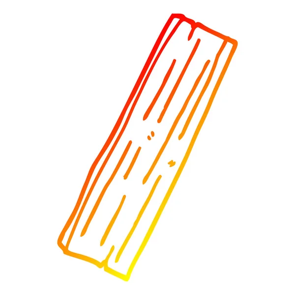 暖渐变线绘制木卡通木板 — 图库矢量图片