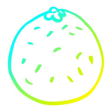 soğuk degrade çizgi çizim karikatür domates