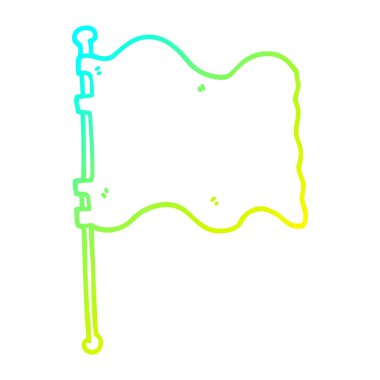 soğuk degrade çizgi çizim karikatür bayrağı