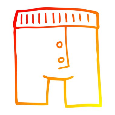 sıcak degrade çizgi çizim karikatür iç çamaşırı