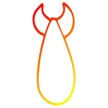 sıcak degrade çizgi çizim karikatür atom bombası