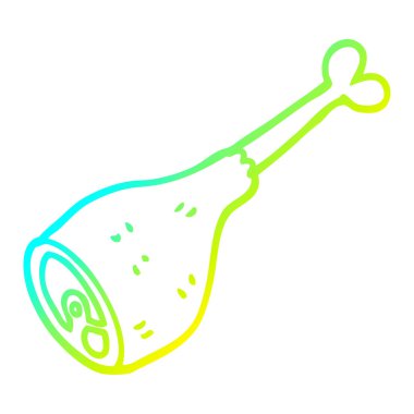 soğuk degrade çizgi çizim karikatür iyi pişmiş et