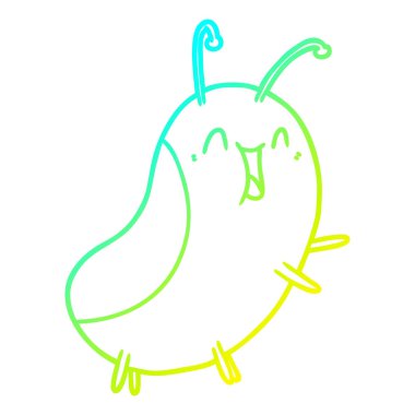 soğuk degrade çizgi çizim karikatür mutlu hata