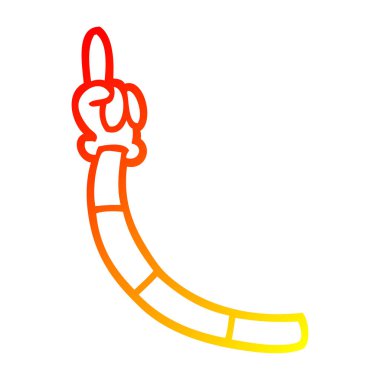 sıcak degrade çizgi çizim karikatür retro el hareketleri