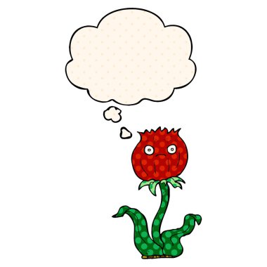 çizgi film devedikeni ve çizgi roman tarzında düşünce balonu