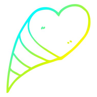 soğuk degrade çizgi çizim karikatür aşk kalpleri