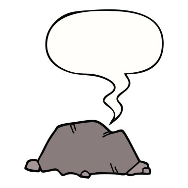 karikatür rock ve konuşma balonu