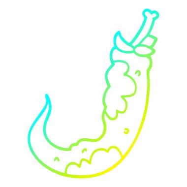 soğuk degrade çizgi çizim karikatür acı biber