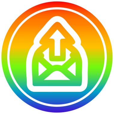 gökkuşağı spektrumunda e-posta genelgesi gönderme