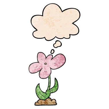 vektör doku desen kumaş karikatür çiçek ve düşünce