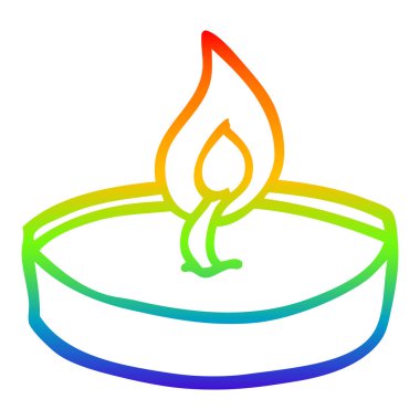 gökkuşağı degrade çizgi çizim karikatür teal ışık