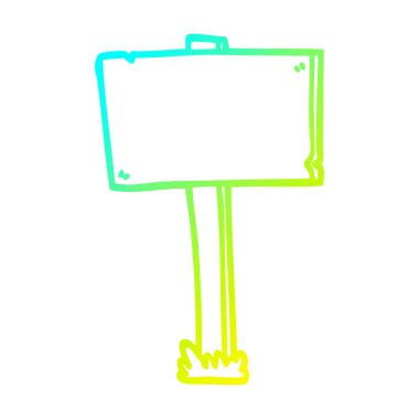 soğuk degrade çizgi çizim karikatür işareti sonrası