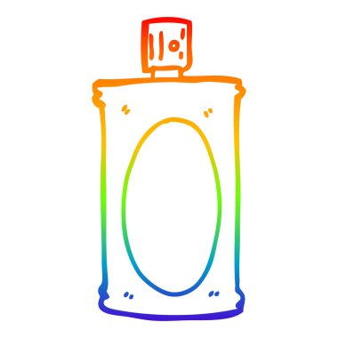 gökkuşağı degrade çizgi çizim karikatür sprey olabilir