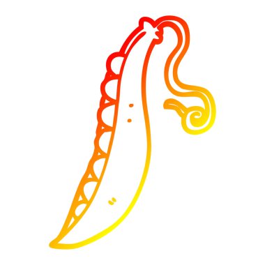 sıcak degrade çizgi pod karikatür bezelye çizim