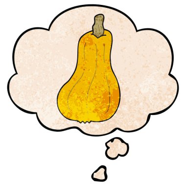 karikatür kabak ve grunge doku desen stil düşünce balonu