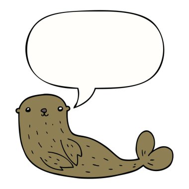 karikatür mühür ve konuşma balonu