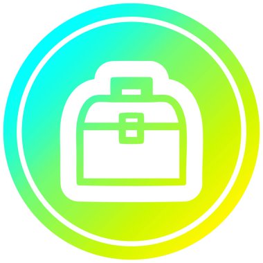 soğuk degrade spektrumda takım kutusu dairesel