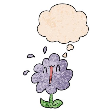 vektör doku desen kumaş karikatür çiçek ve düşünce