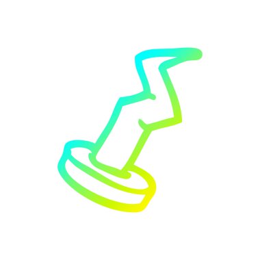 soğuk degrade çizgi çizim karikatür çivi