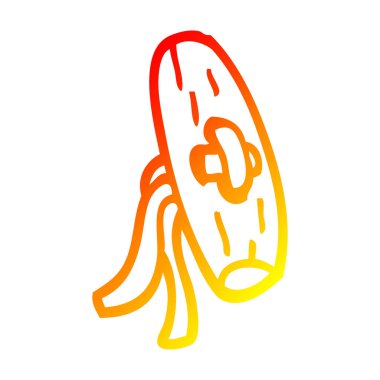 sıcak degrade çizgi çizim karikatür düğmesi