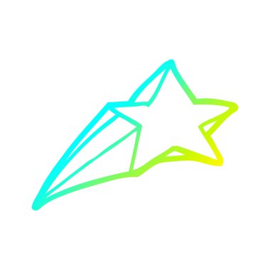 soğuk degrade çizgi çizim çekim yıldız dekoratif karikatür